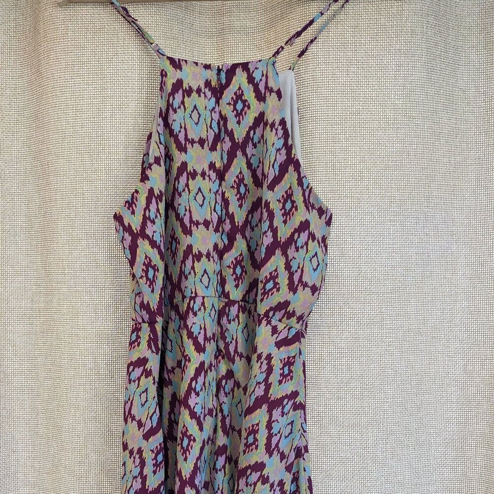 Everly Spaghetti Strap Geometric Pattern Mini Sun… - image 6